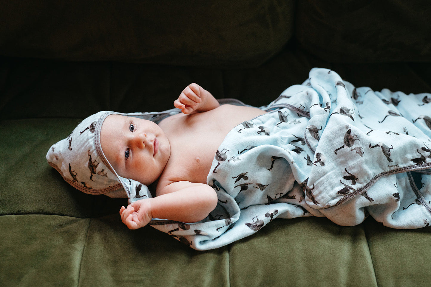 Tulip Bamboo Hooded Swaddle Blanket