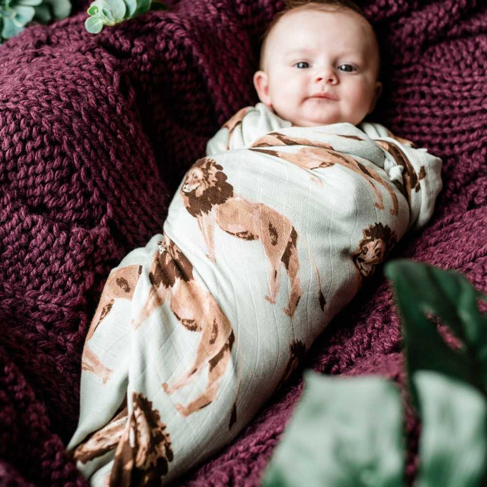 Butterfly Bamboo Muslin Swaddle Blanket