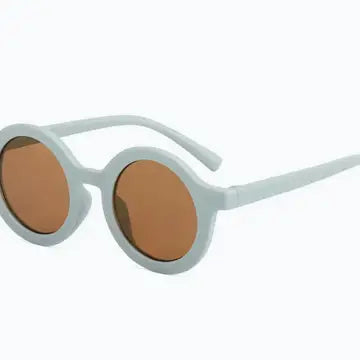Kids Retro Sunglasses | Bright Blue
