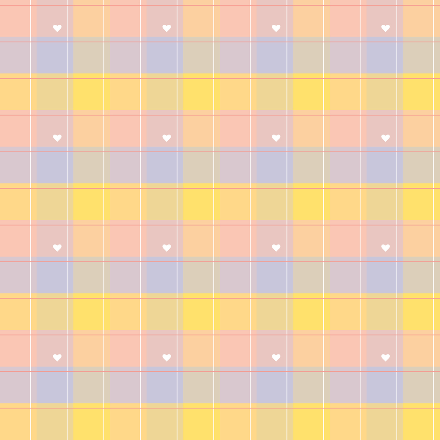 Day Short in Pastel Plaid