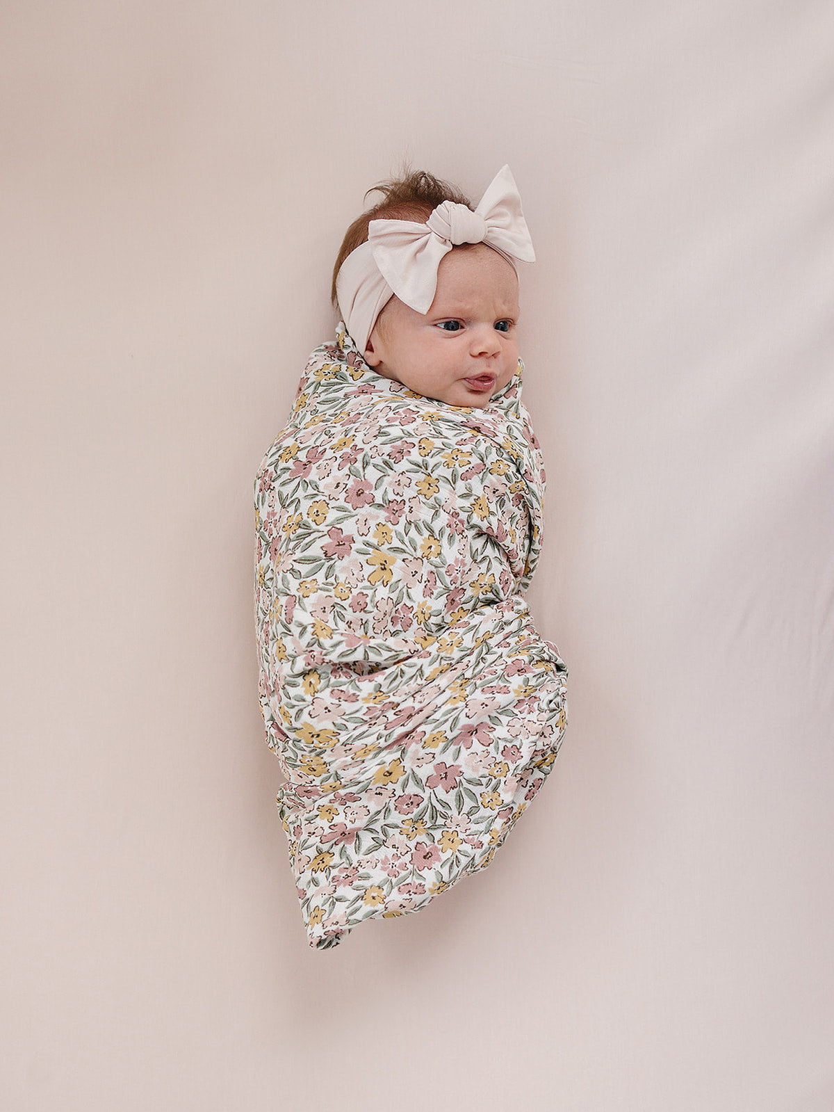 Sunny Petals Muslin Swaddle Blanket