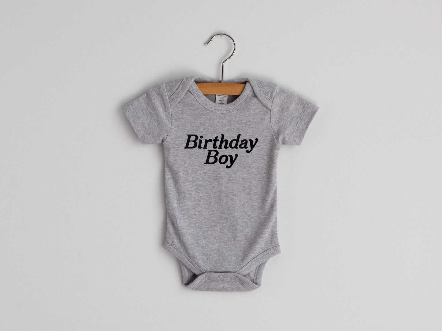 Birthday Boy Organic Baby Bodysuit