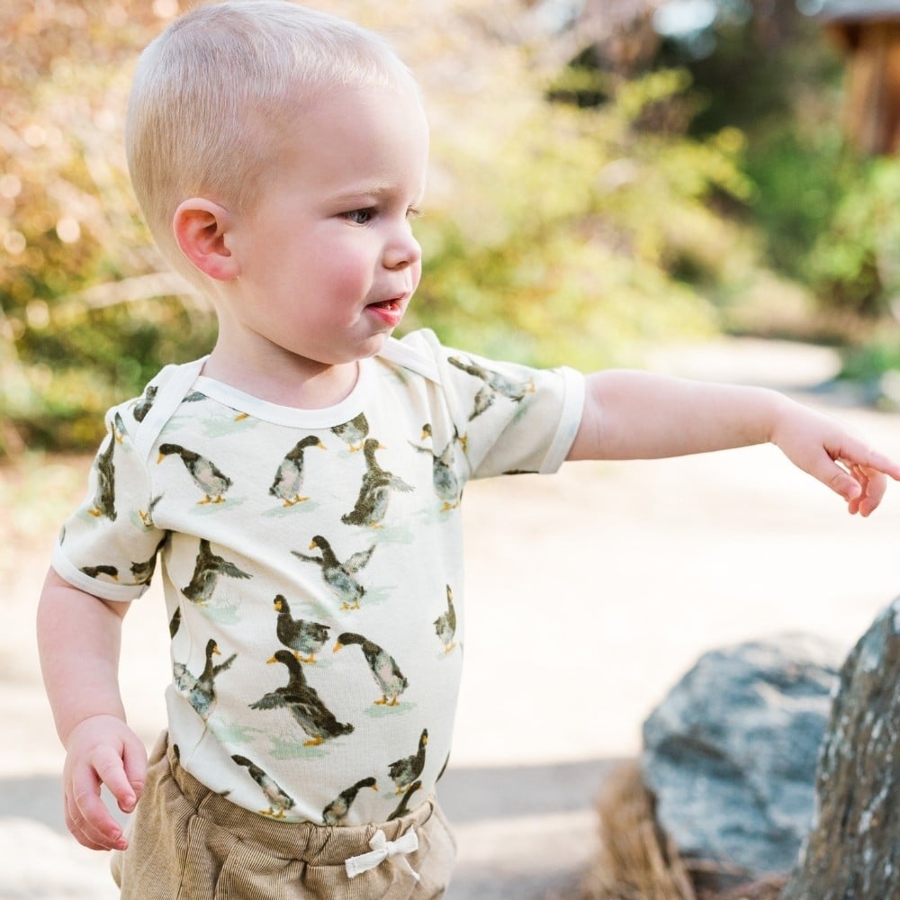 Homestead Organic Cotton Short Sleeve One Piece