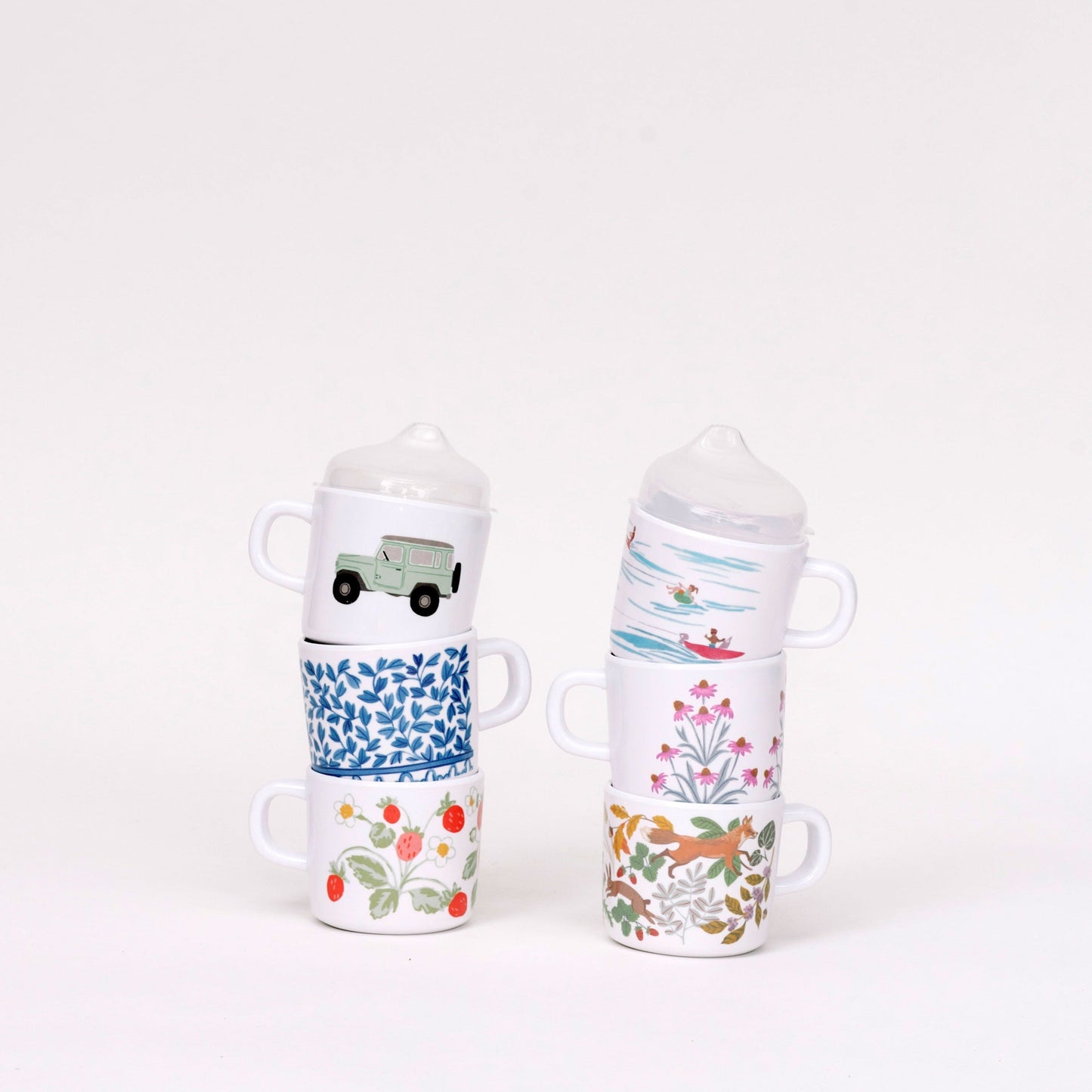 Blue and White Sippy Cup