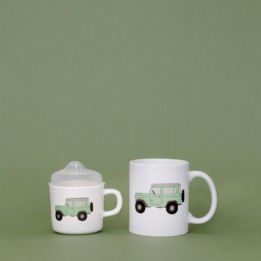 Vintage Truck Two of a Kind Cup Set