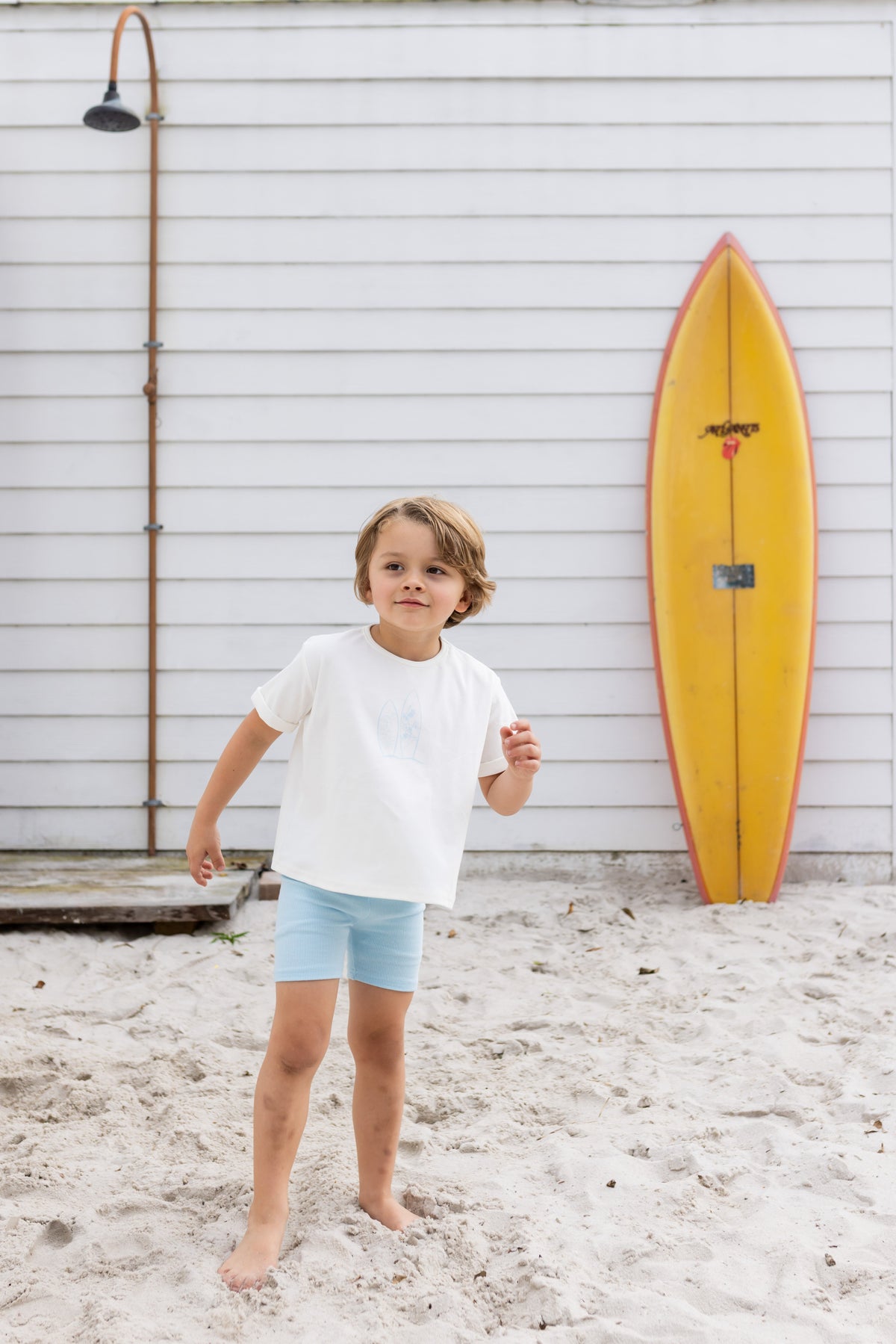 Oversized Tee Set- Blue