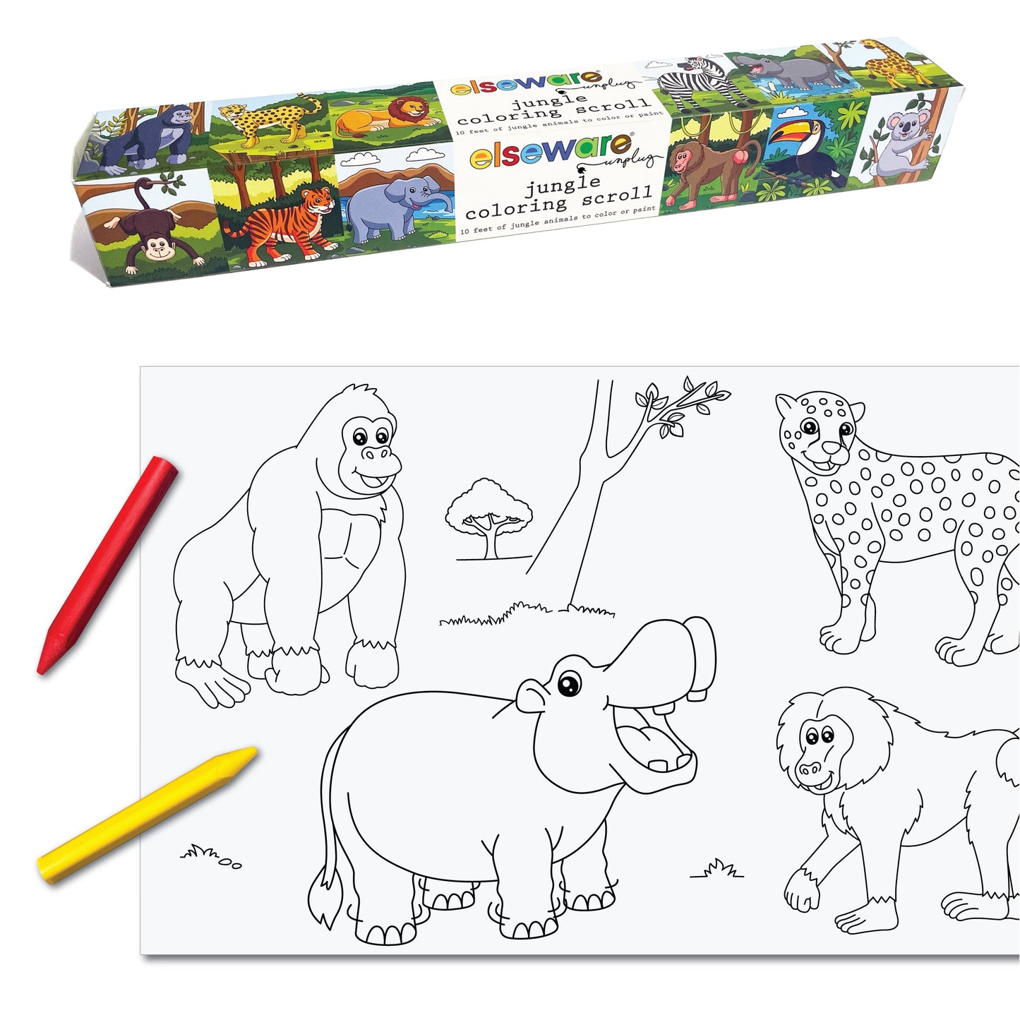 Coloring Scrolls – 10 ft – Adhesive Back