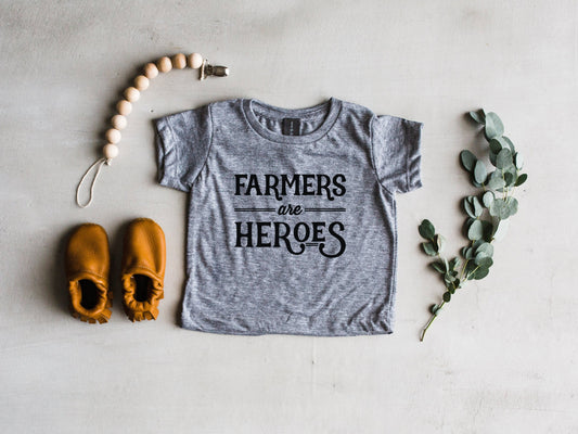 Farmers Are Heroes Baby & Kids Tee • Final Sale