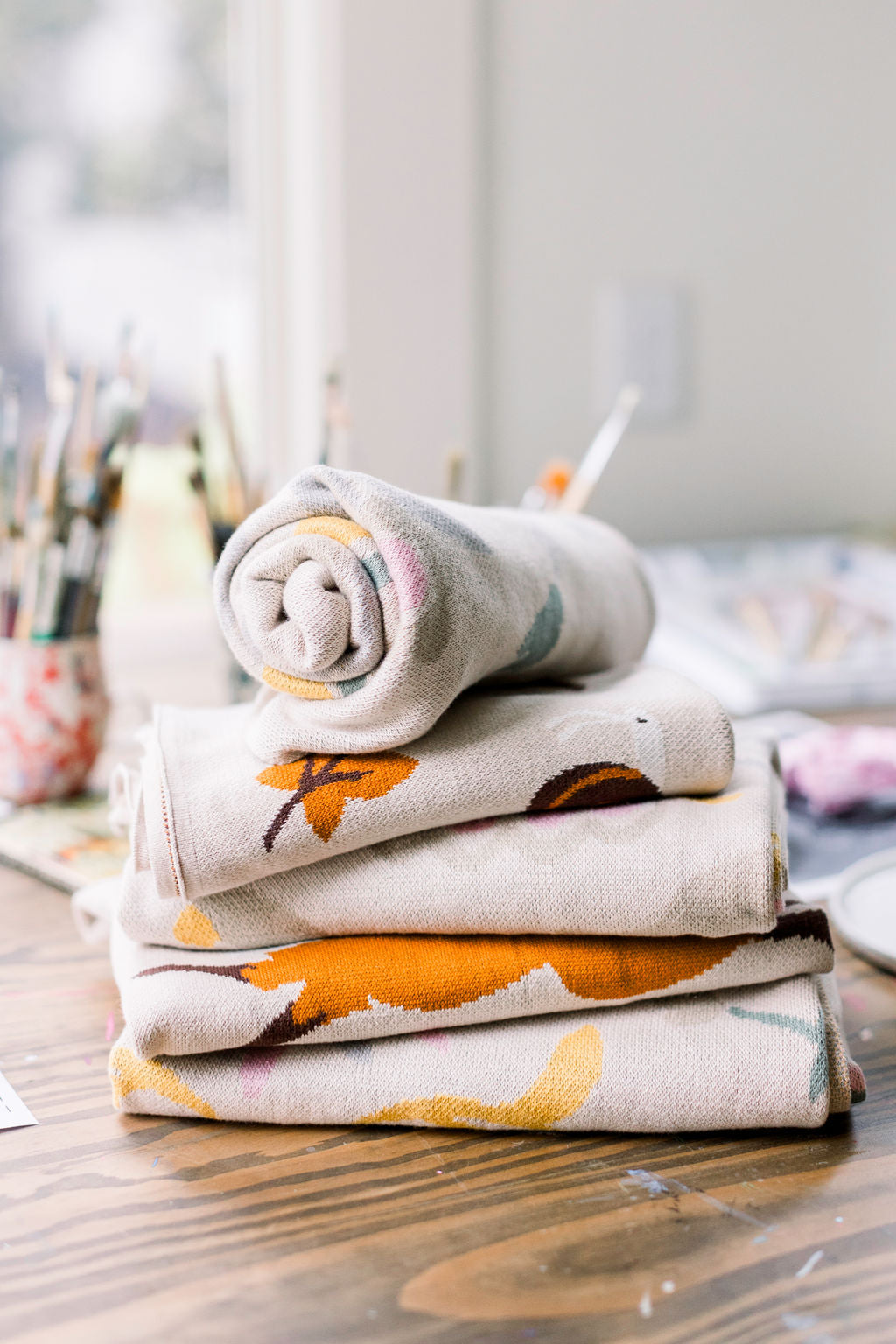 Sun Bunny Cotton Knit Blanket