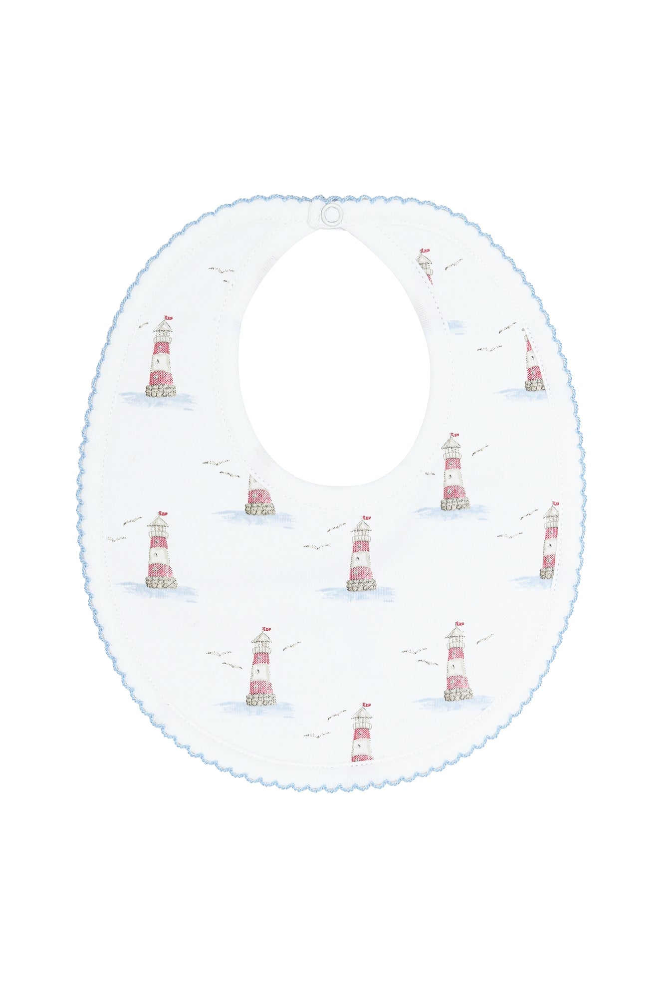 Lighthouse Print Bib