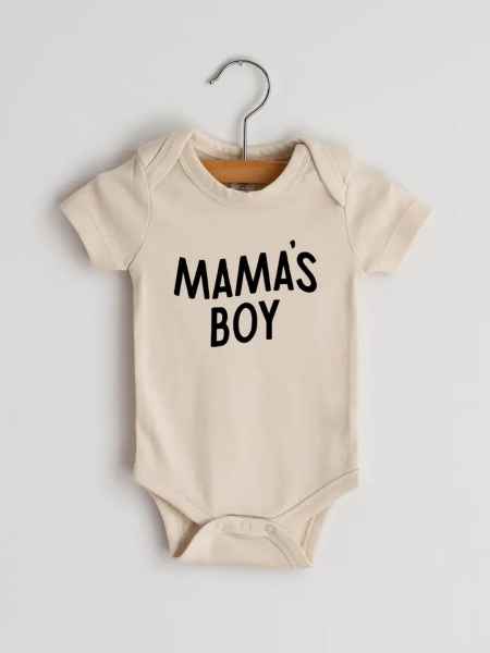 Mama's Boy Organic Modern Baby Bodysuit