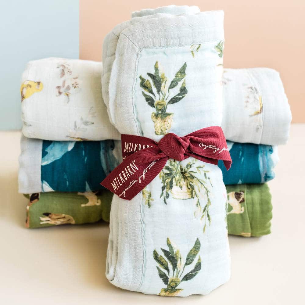 Homestead Big Lovey Three-Layer Muslin Blanket