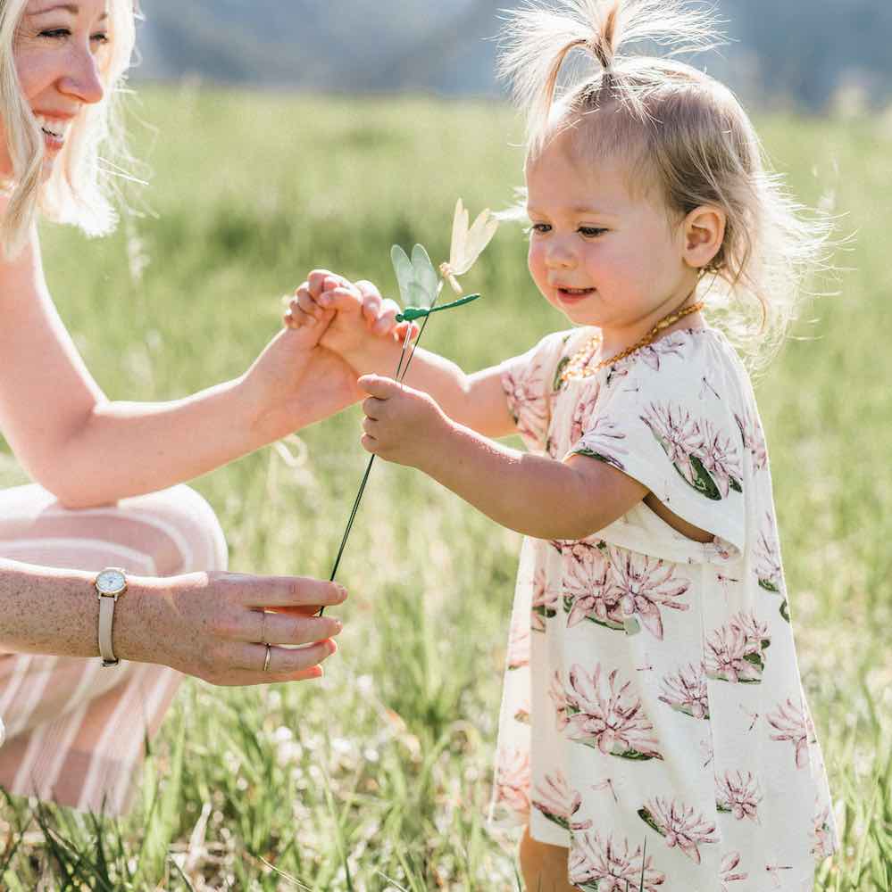 Chicken Organic Cotton Dress & Bloomer Set