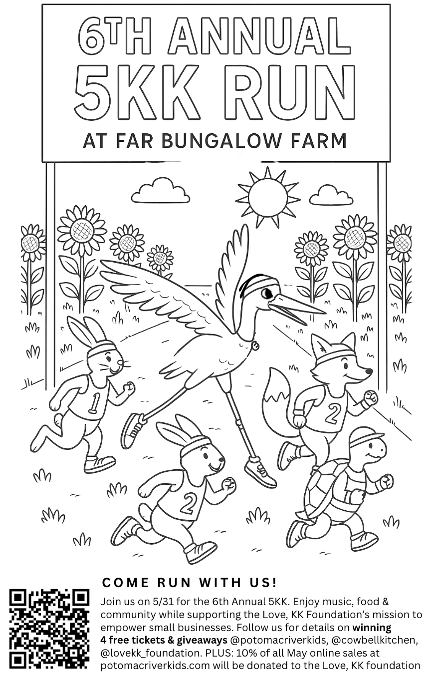 FREE 5KK Run Coloring Page