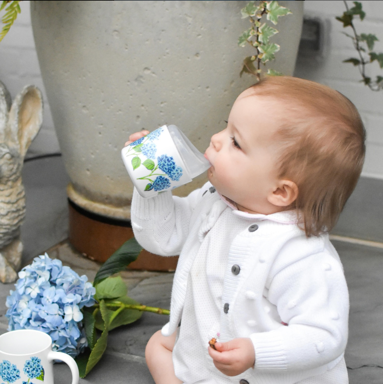 Hydrangea Sippy Cup