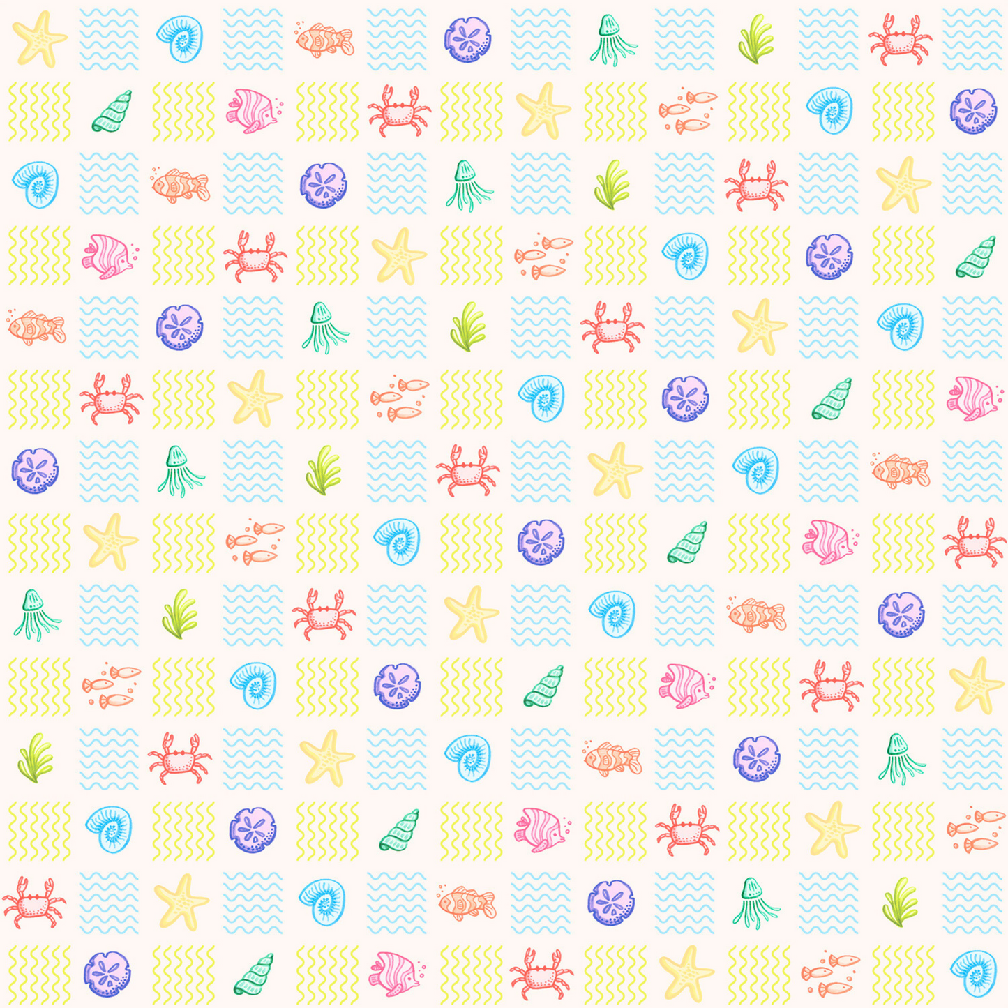 Picnic Dress in Sea Life