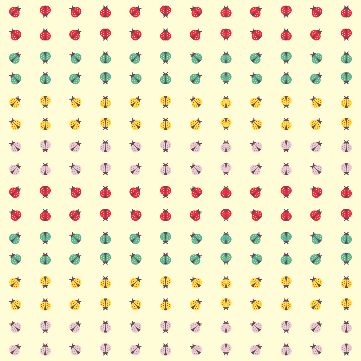 Puff Sleeve Blouse in Ladybug