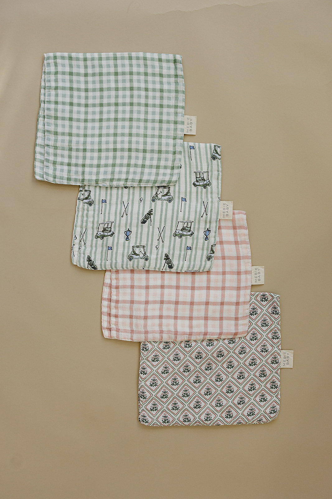Tee Time Muslin Burp Cloth