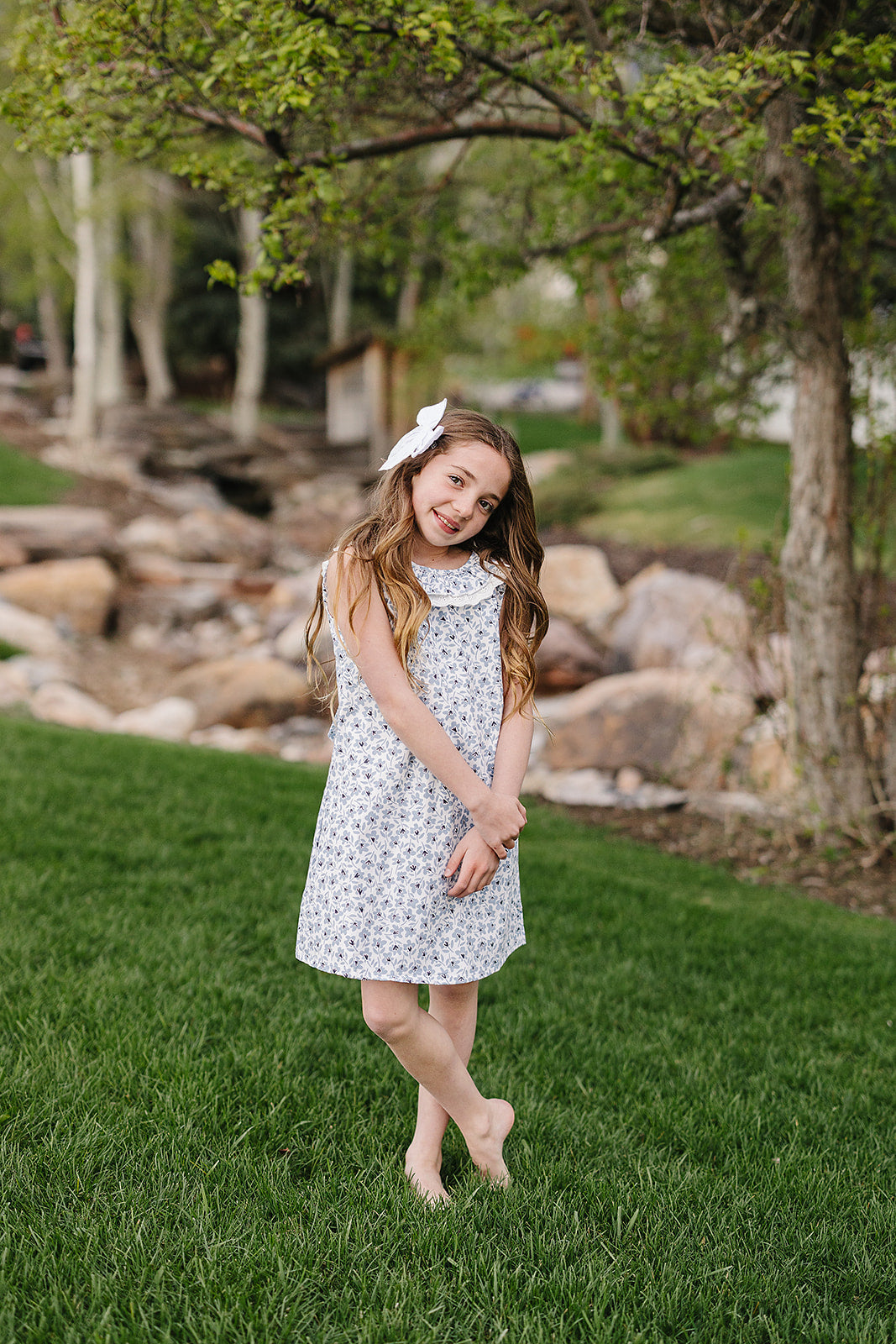 Blue Blossom Dress