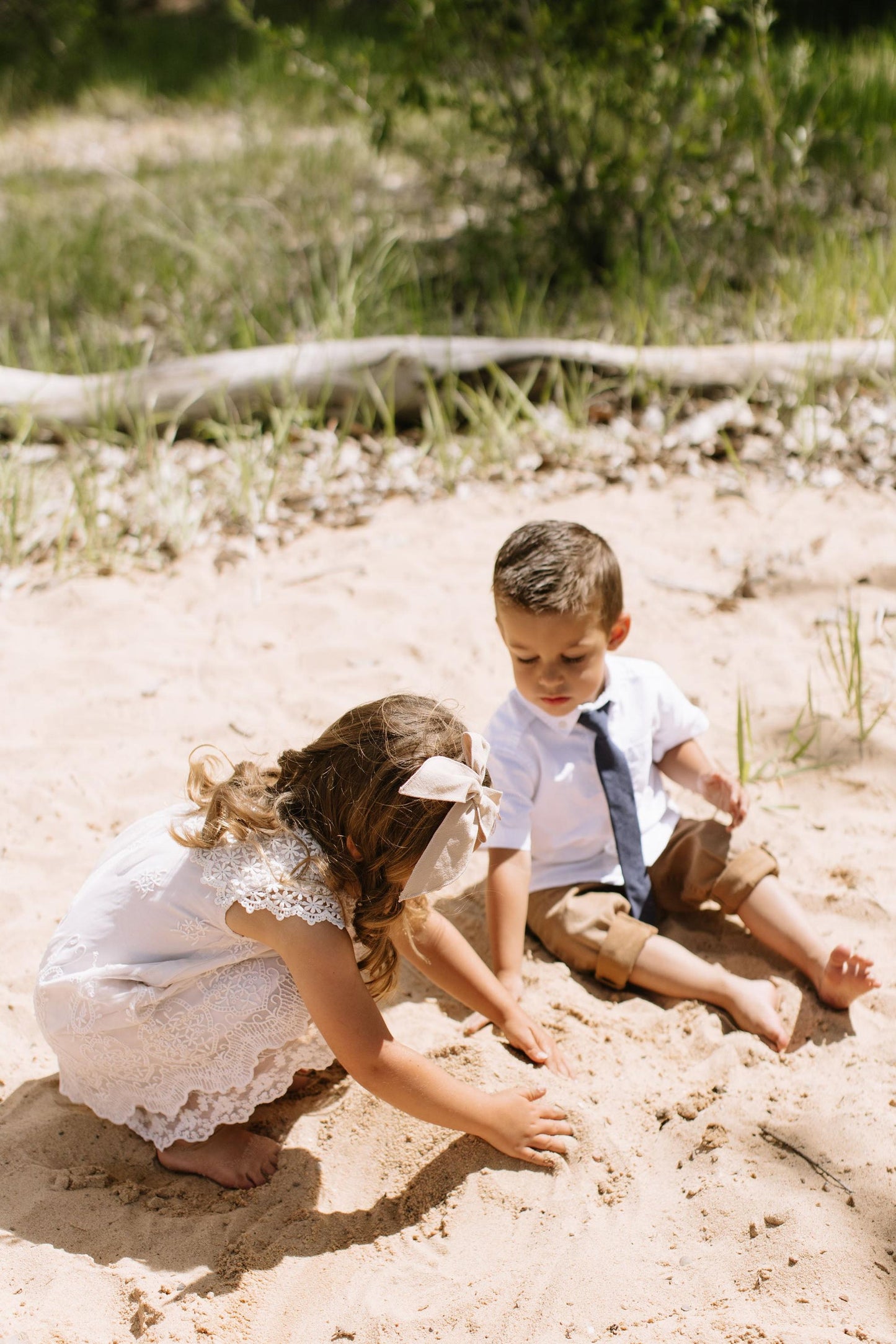 Champagne Darling Hair Bow