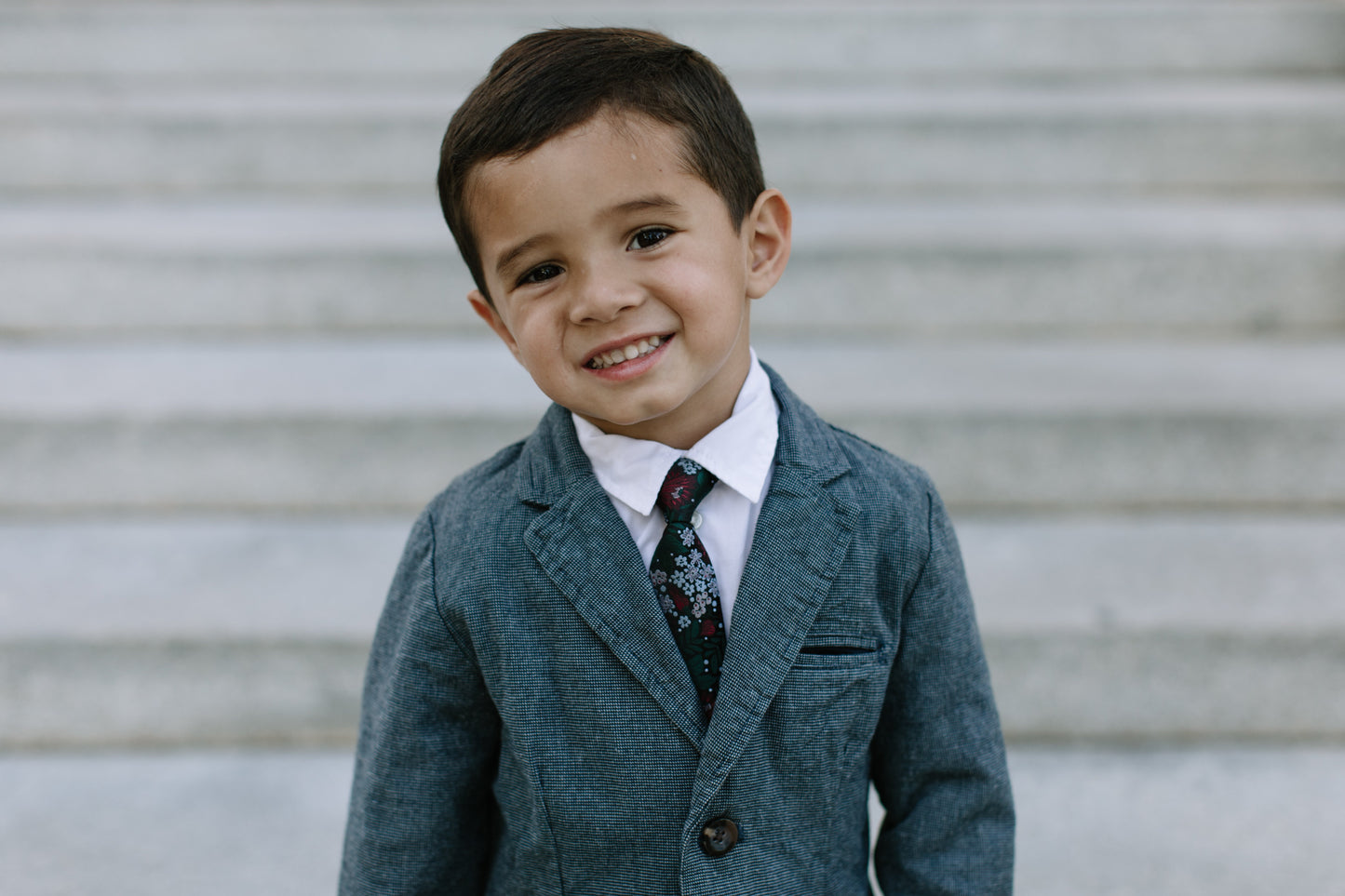 Dashing Floral Boys Tie