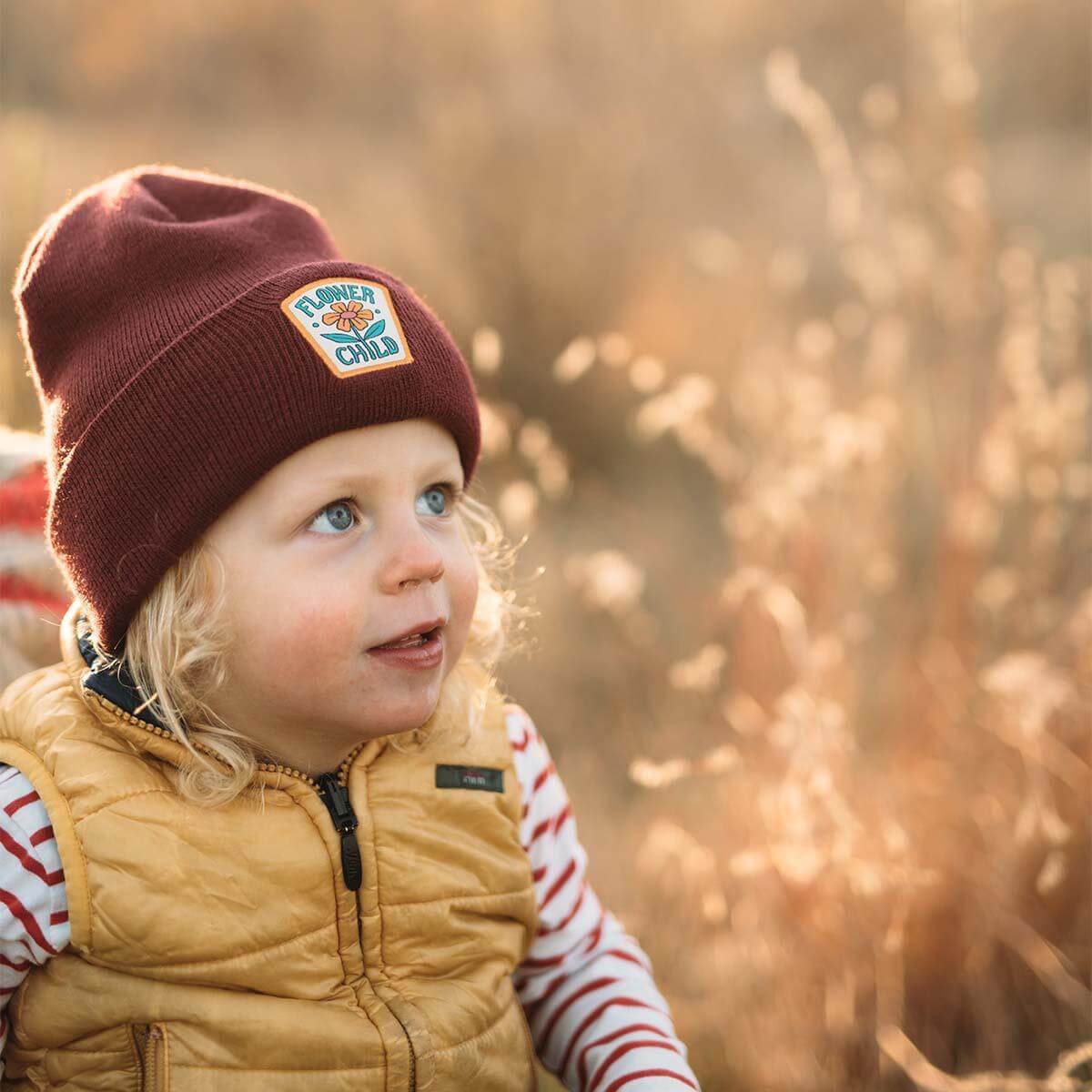 Flower Child Kids Beanie