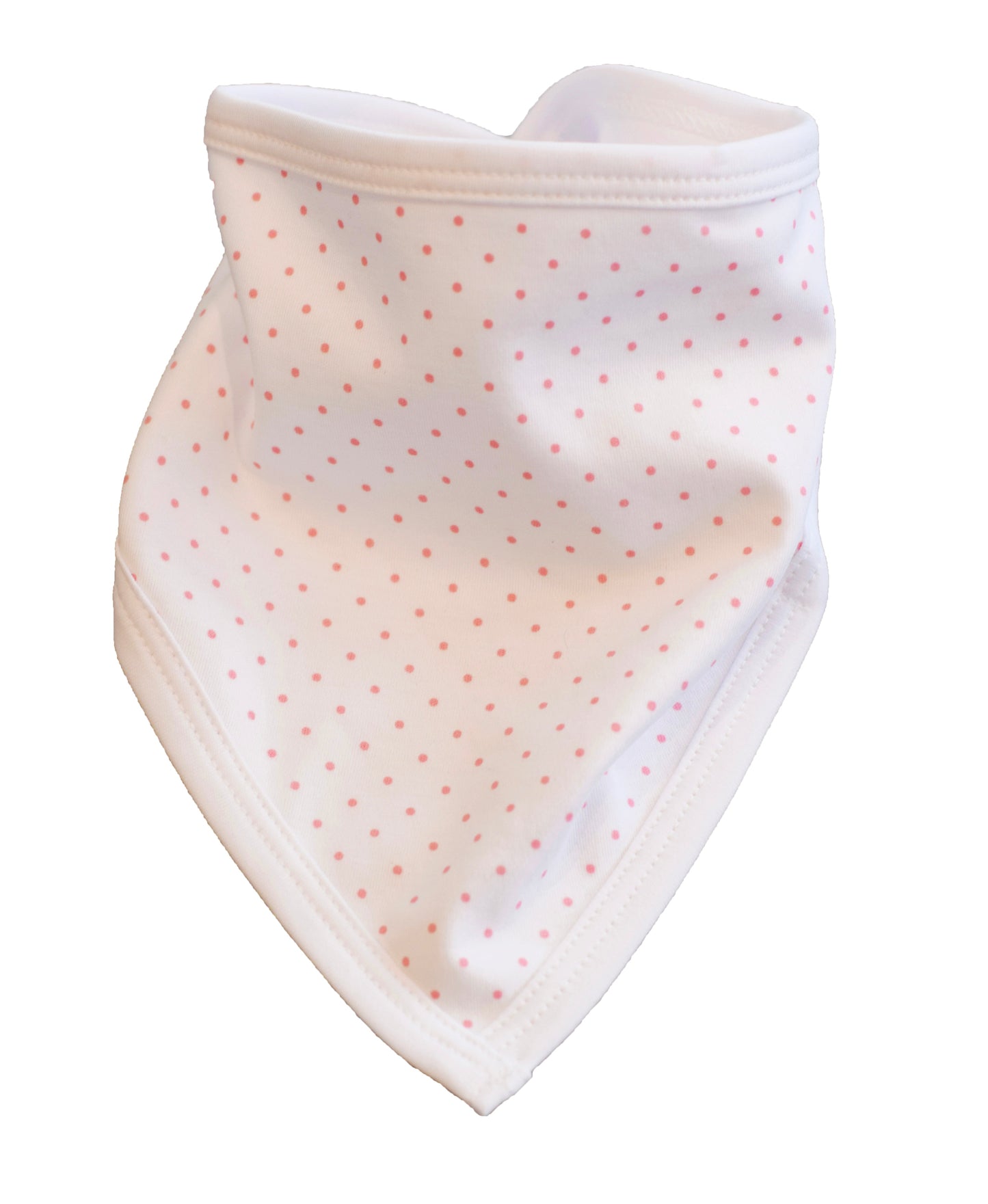 Pink Lemonade Polka Dot Bandana Bib