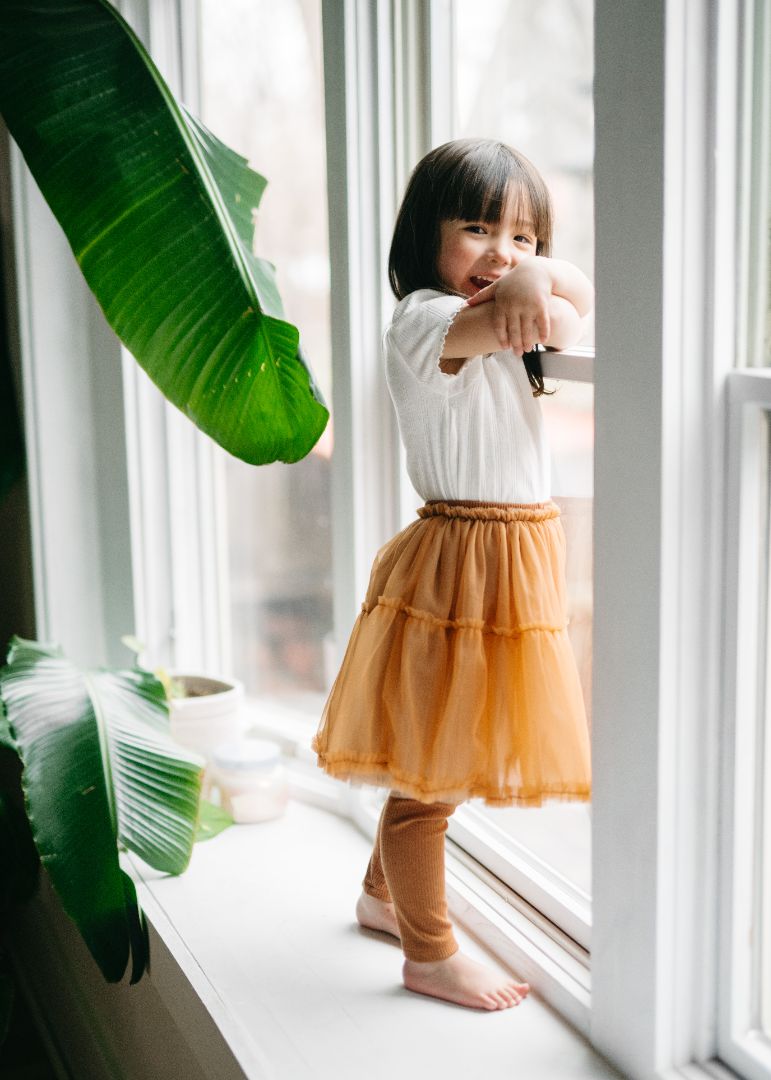 Gold Tutu Skirt & Legging