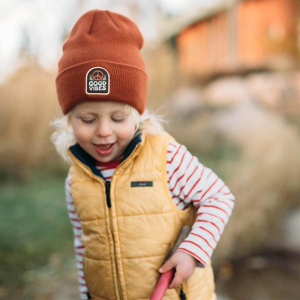 Good Vibes Kids Beanie
