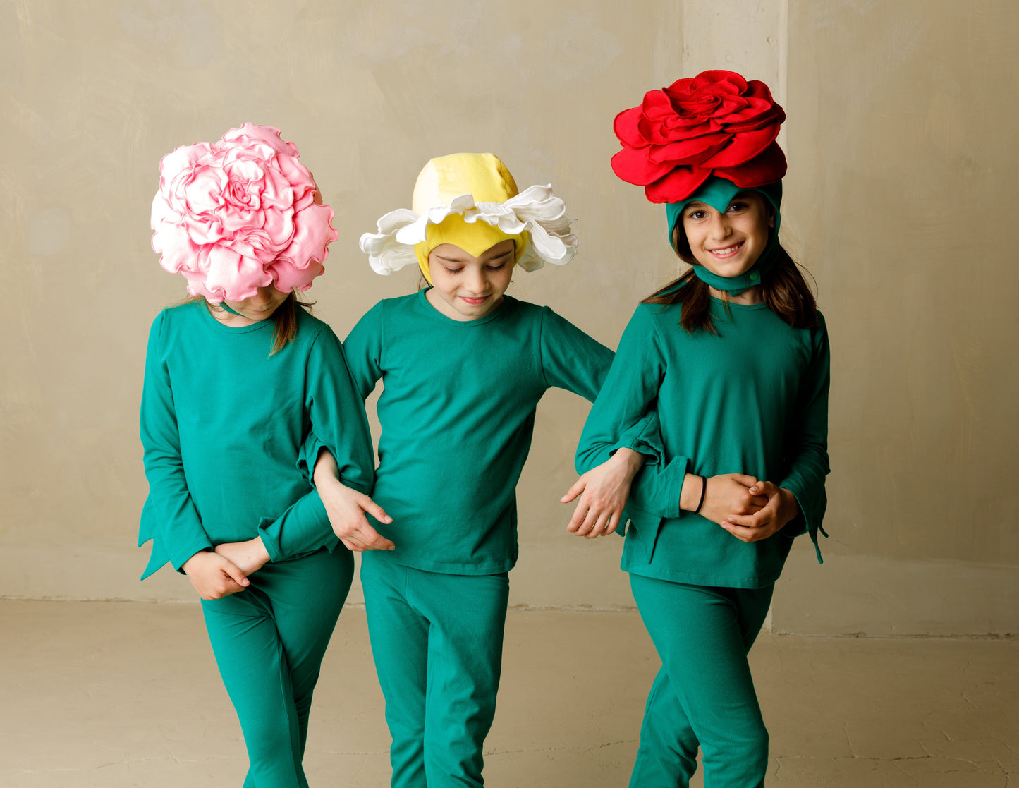 Red Rose Costume with Green Stem Pajamas