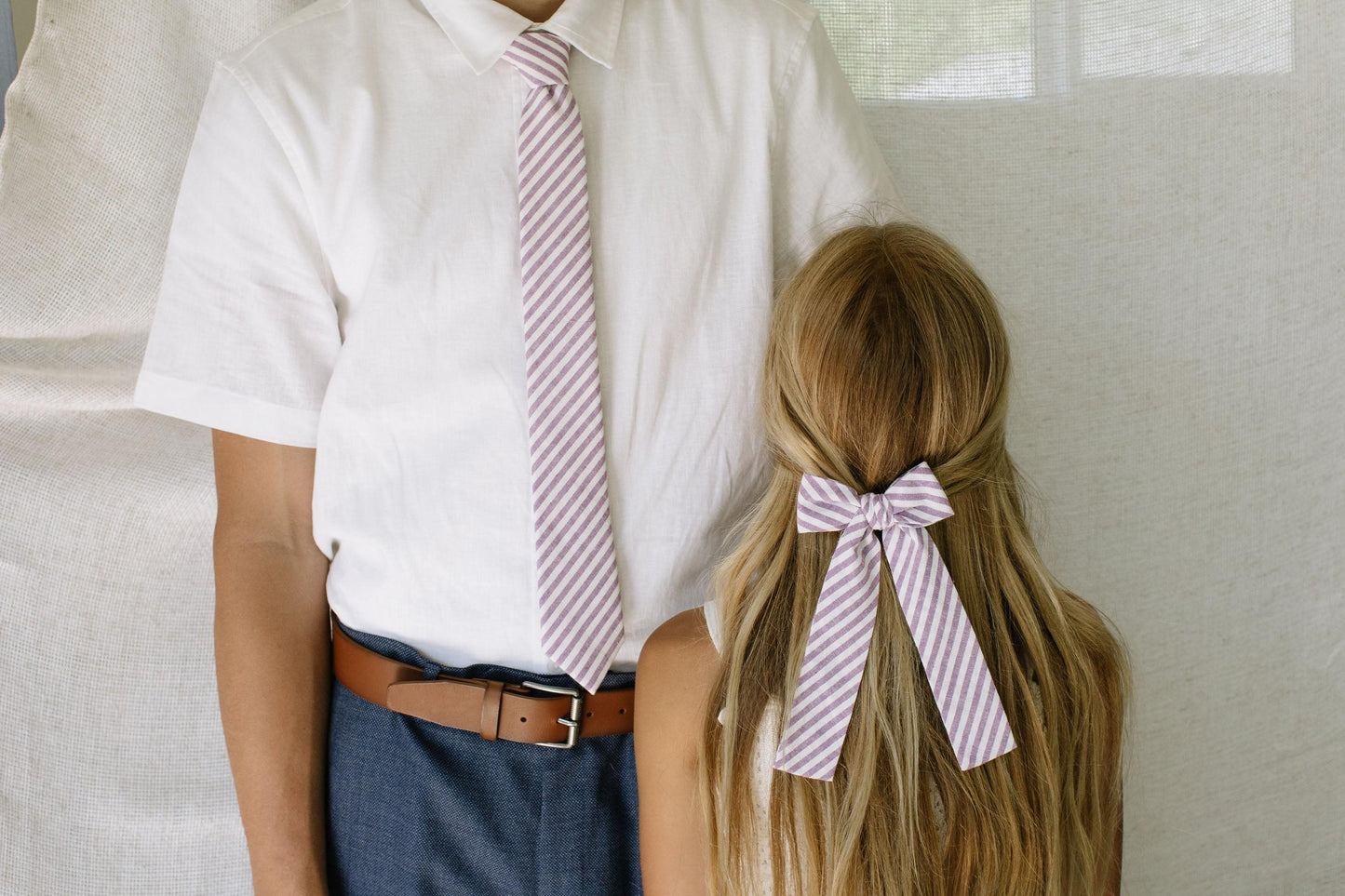 Iris Stripe Lady Hair Bow