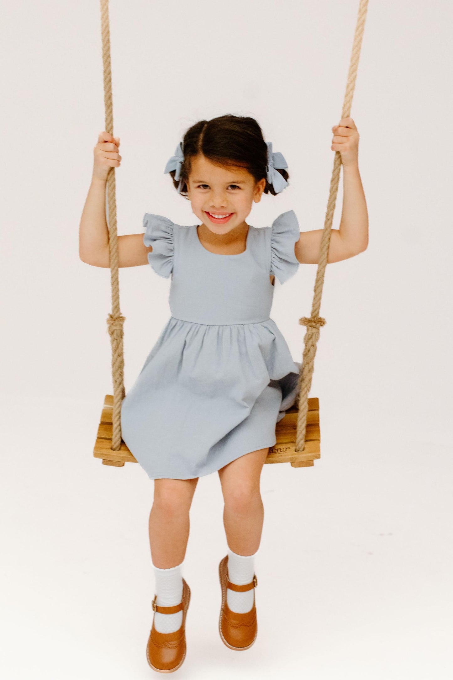 Powder Blue - Petite Hair Bow