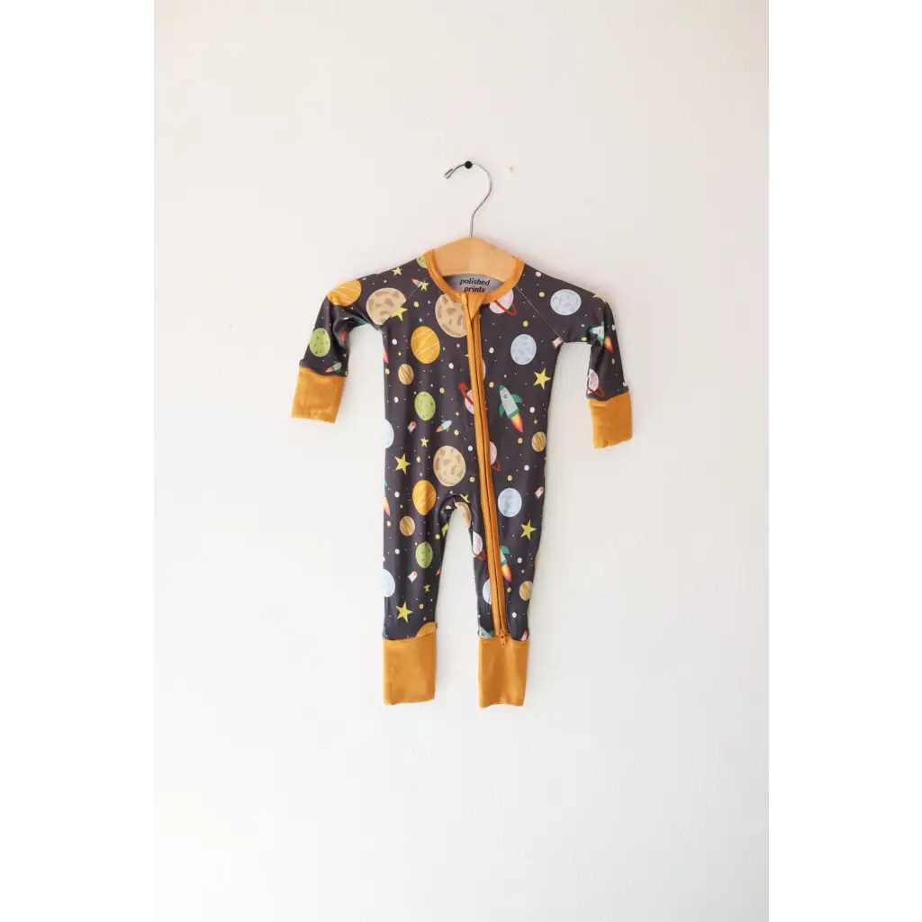 Outer Space Explorer Bamboo Baby Sleeper