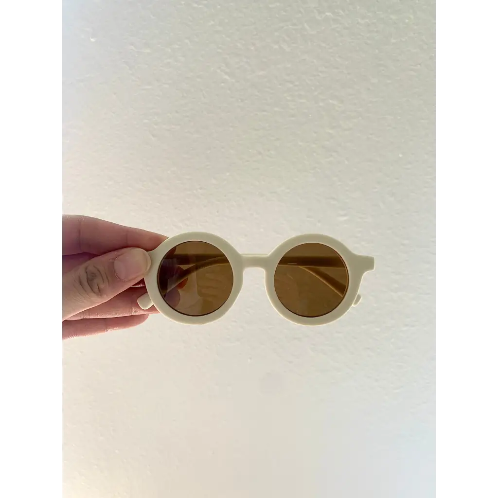 Round Retro Sunglasses for Kids | Mauve Purple