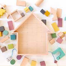Tsumiki Building House-Shaped Block Set