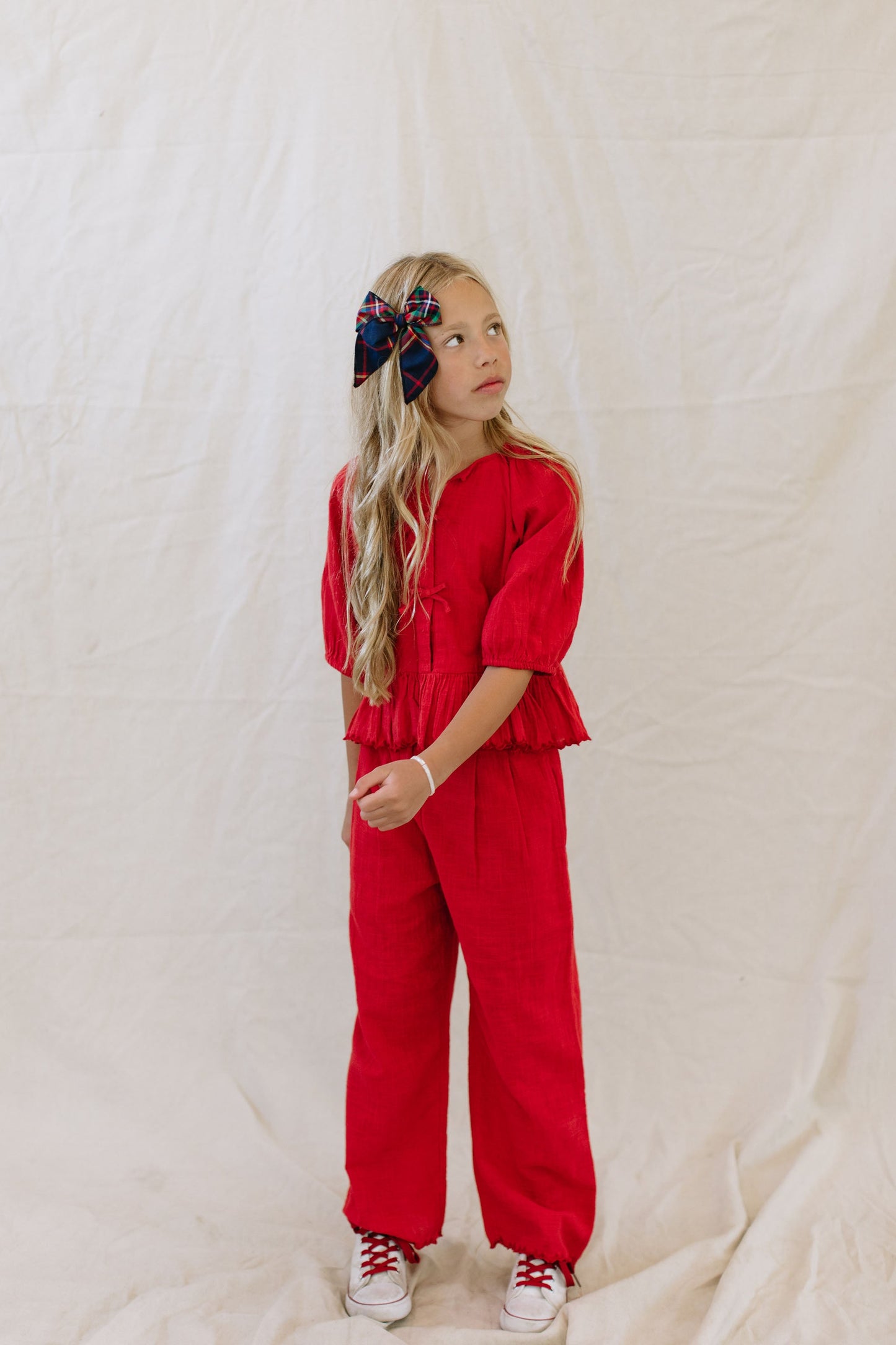 Whistler Plaid Darling Hair Bow