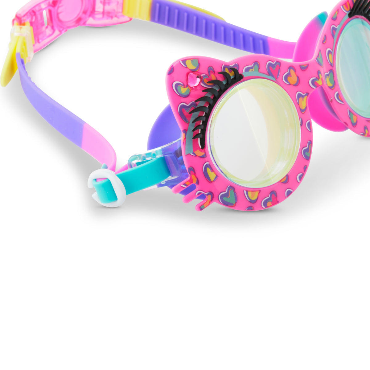 Purrty Pink Paws Kids' Swim Goggles