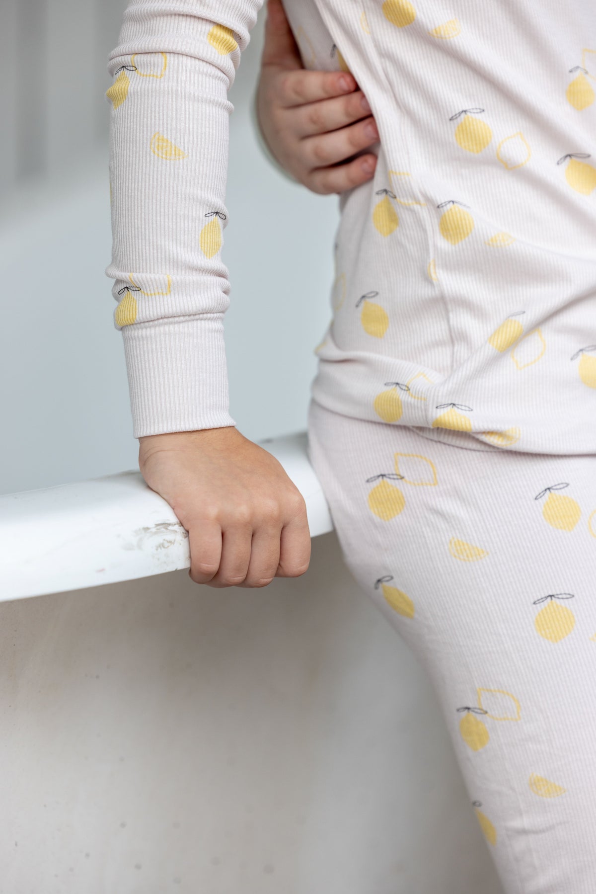 Lemon Print PJ- Pink