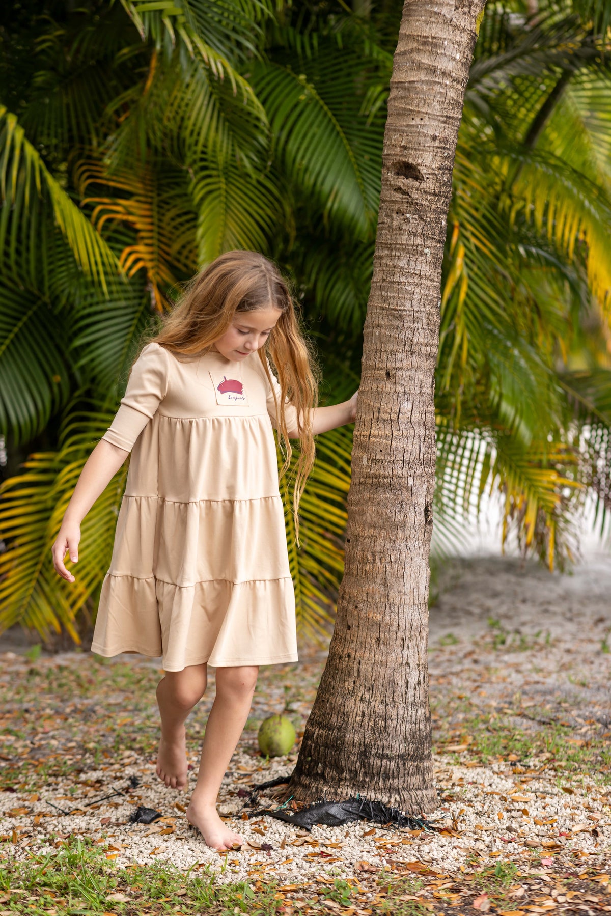 French 3/4 Sleeve Dress