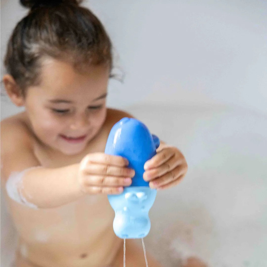 Squeezi Hippo – Soft Silicone Bath Toy for Toddlers
