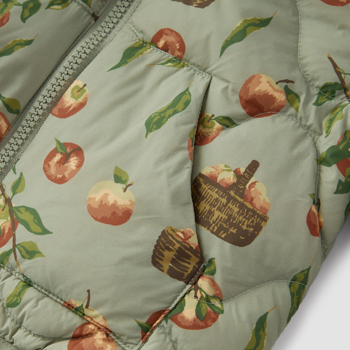 Apple Orchard Lightweight Down Hooded Jacket