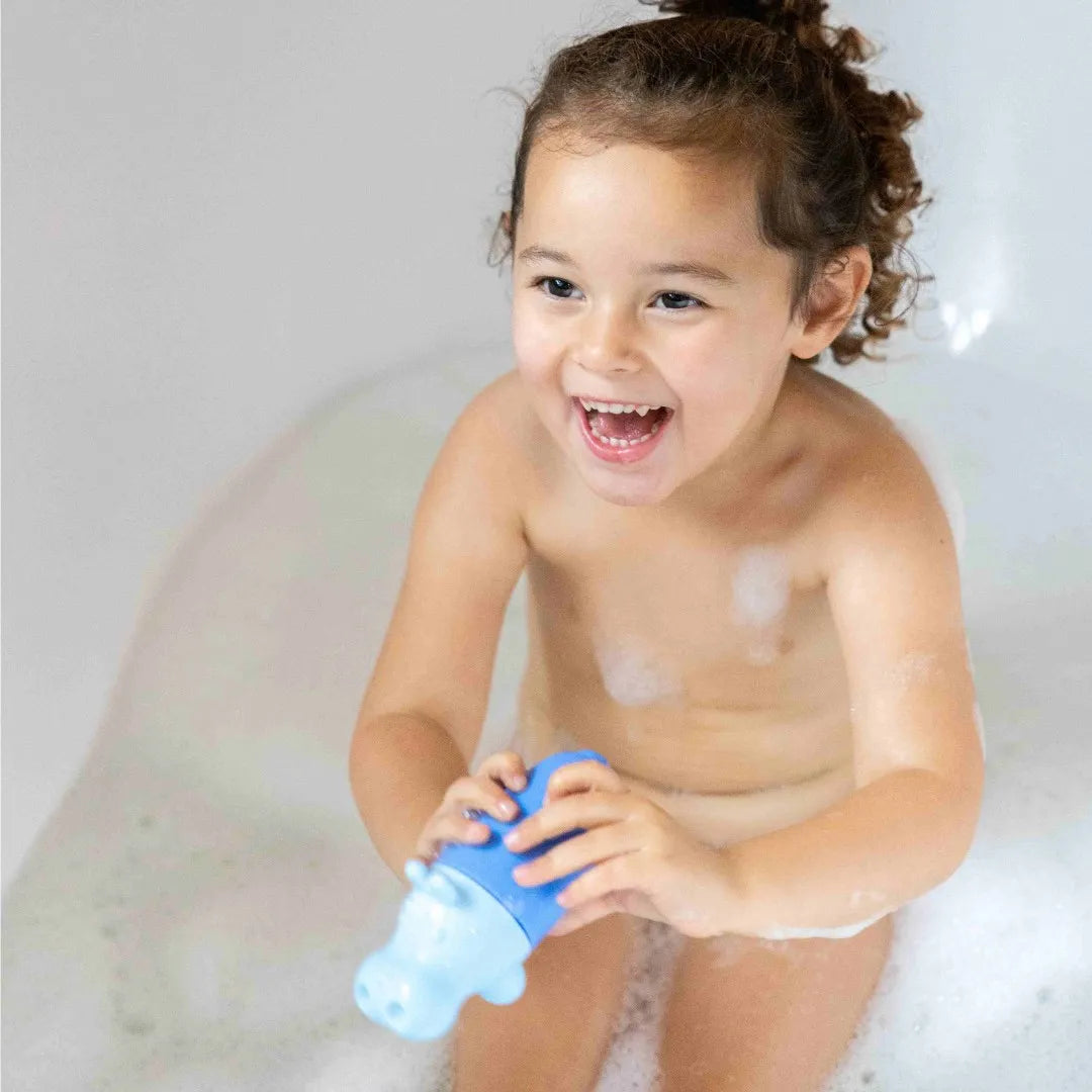 Squeezi Hippo – Soft Silicone Bath Toy for Toddlers