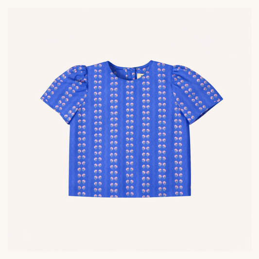 Puff Sleeve Blouse in Floral