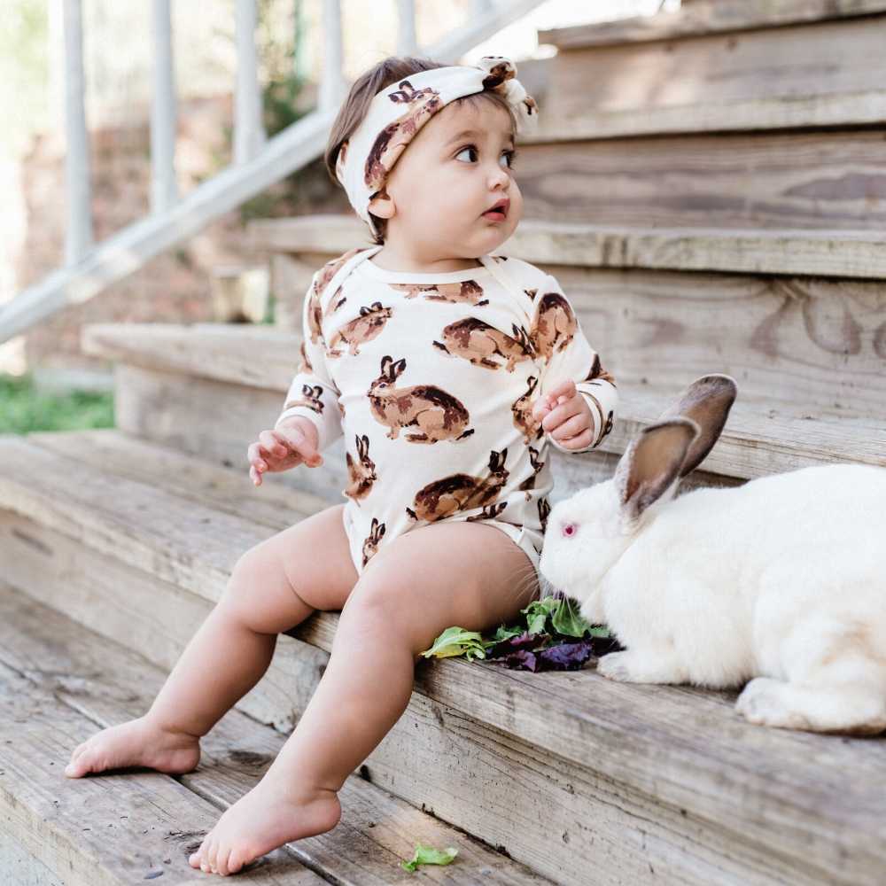 Butterfly Bamboo Long Sleeve One Piece