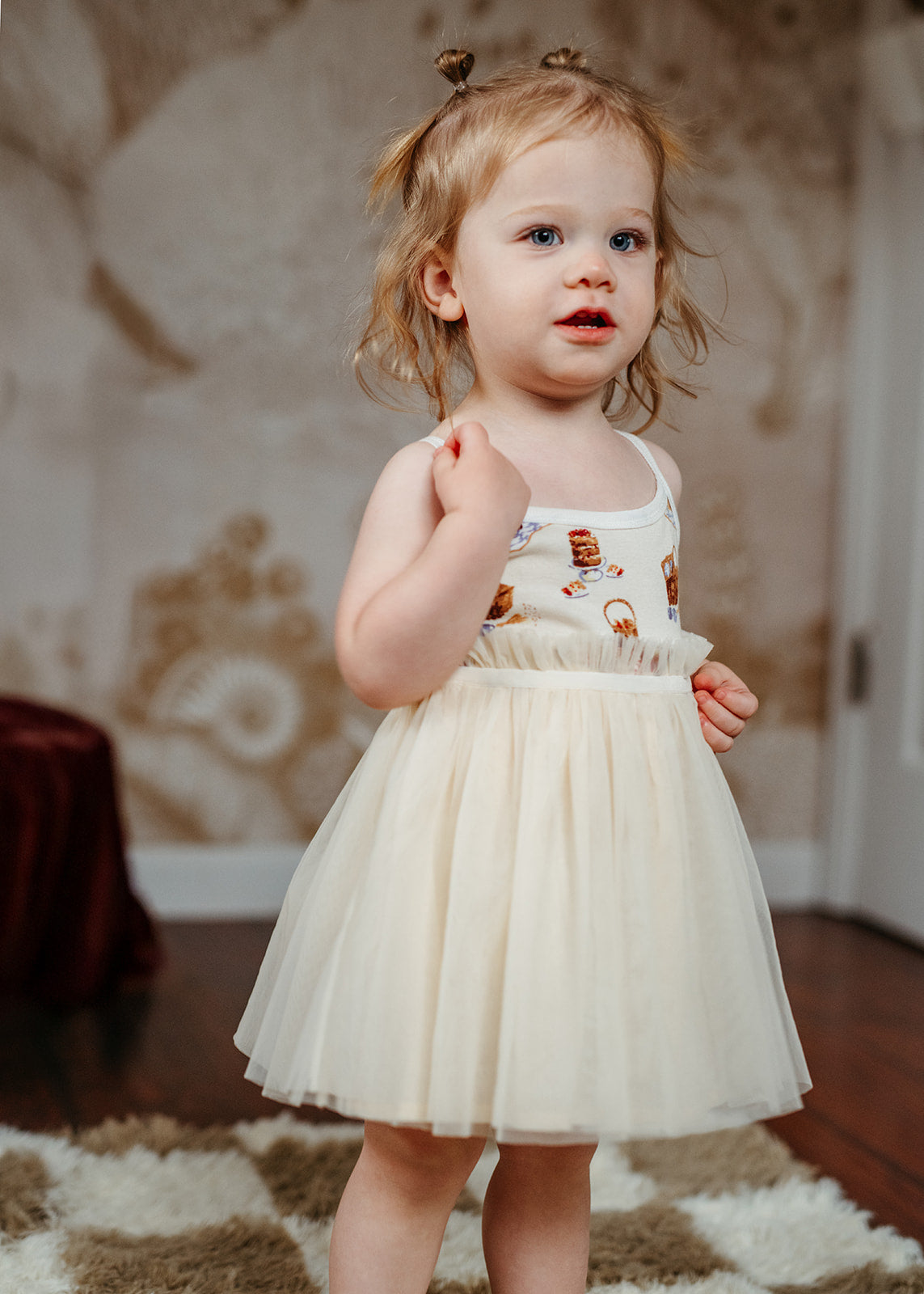 Toucan Cotton Stretch Ballet Dress