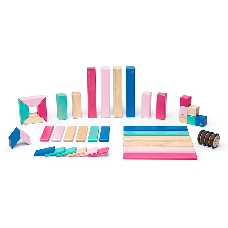 42-Piece Set, Magnetic Wooden Blocks, Tegu Classics