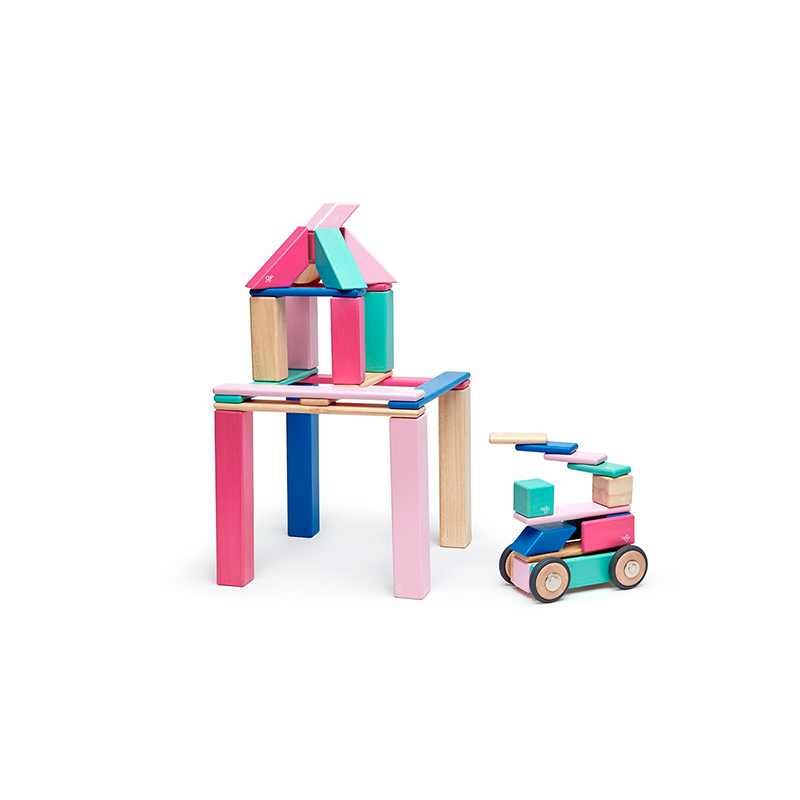 42-Piece Set, Magnetic Wooden Blocks, Tegu Classics