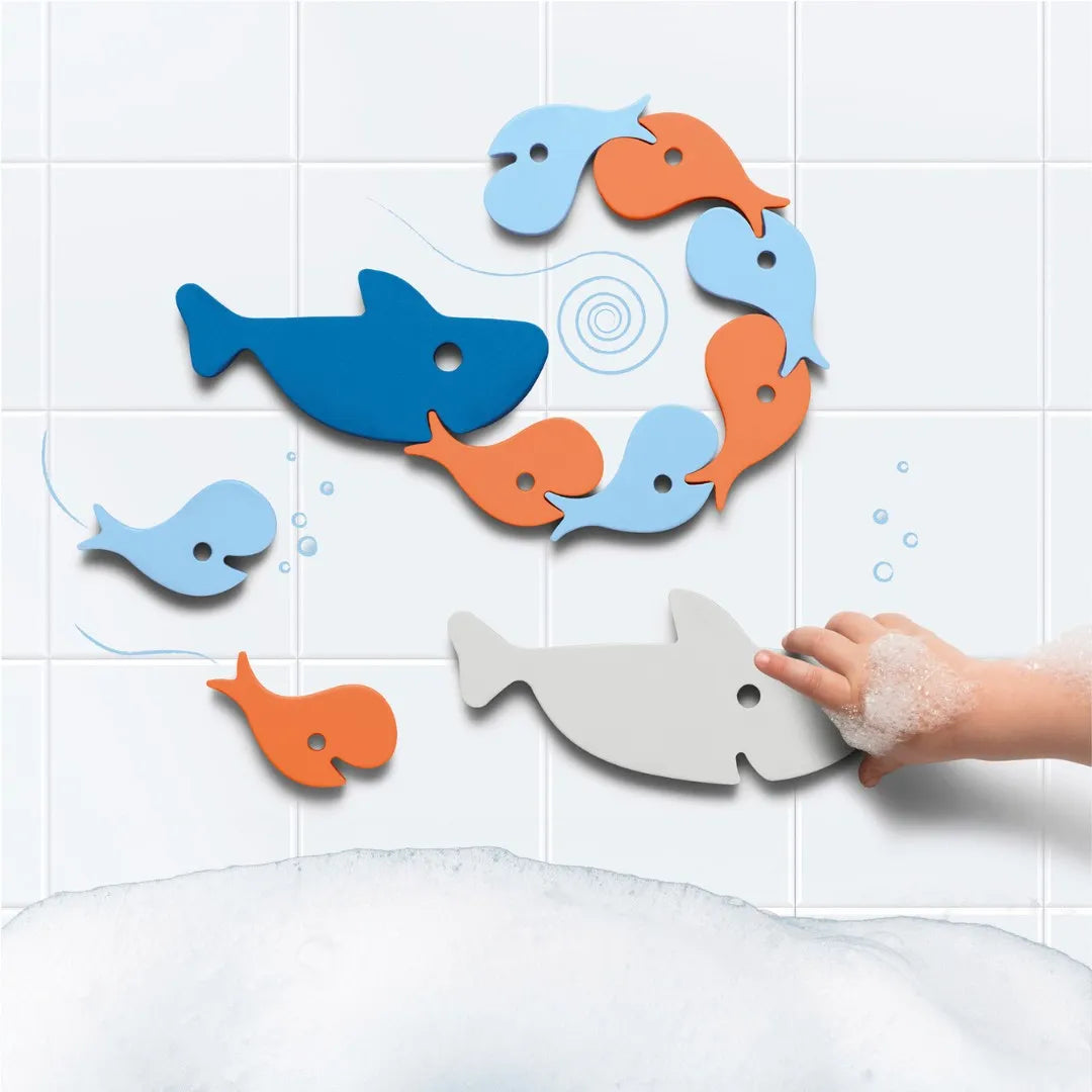 Bath Puzzle Shark – Floating 3D Bath Toy Set