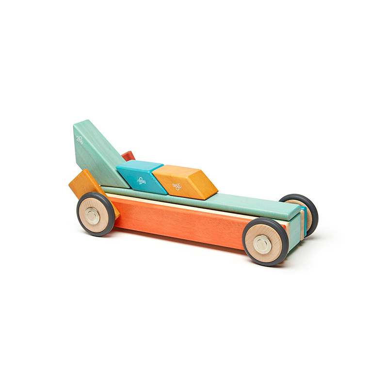 42-Piece Set, Magnetic Wooden Blocks, Tegu Classics