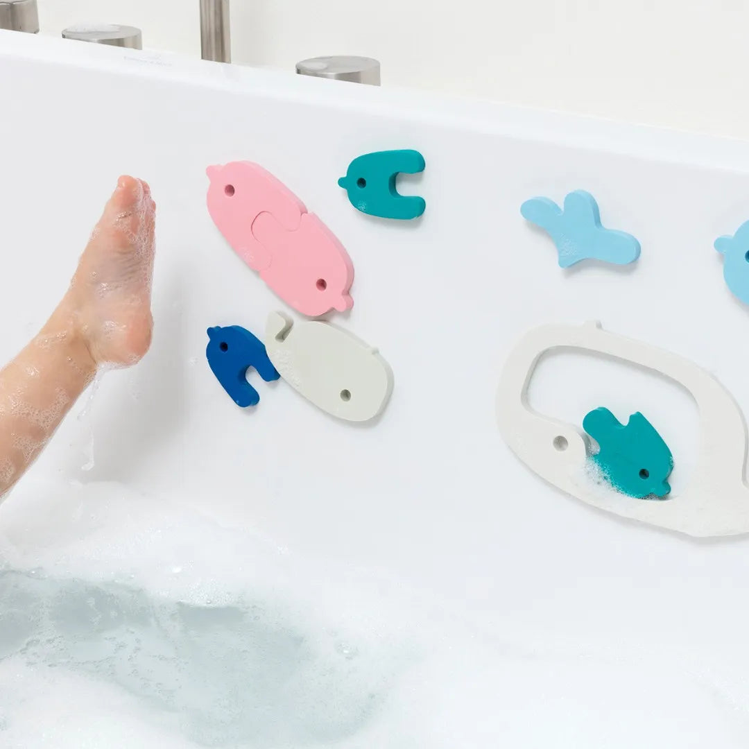 Bath Puzzle Whale – Floating 3D Bath Toy Set
